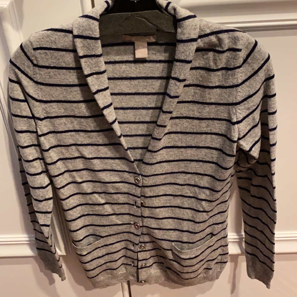 Banana Republic striped cardigan